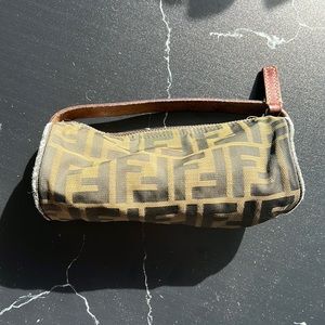 Authentic mini Fendi pouch bag